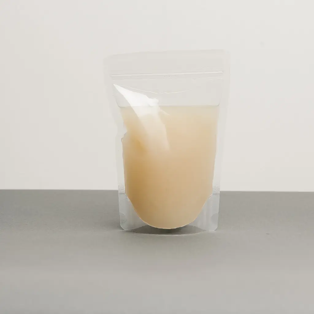 Plain Stand Up Pouch + Ziplock & Tear Nicks (Liquid) 500ml