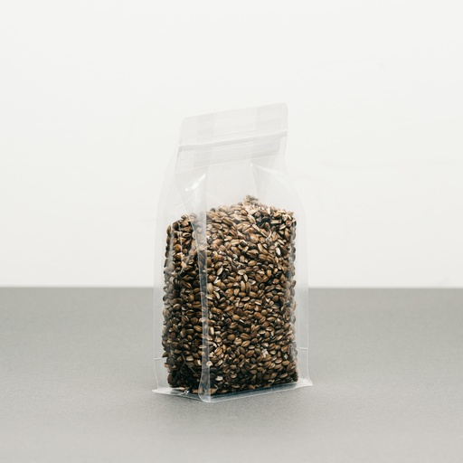 [5636-2505-1C] Box Pouch + Pull Zipper 500g