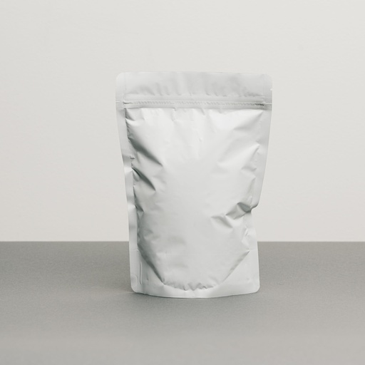 [5636-0711] Stand Up Pouches + Ziplock & Tear Nicks (Matte White) 1kg