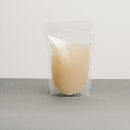 [5636-0633-1C] Plain Stand Up Pouch + Tear Nicks (Liquid) 1L